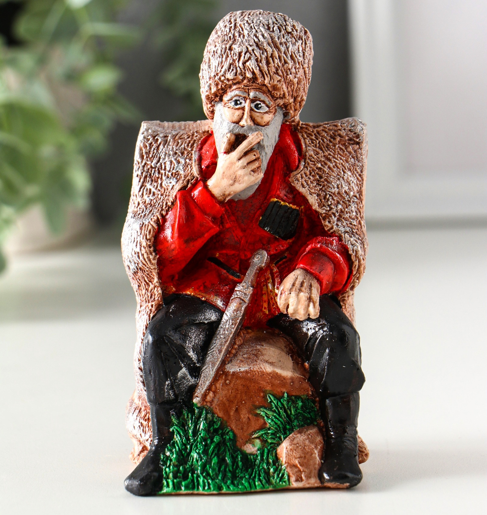 Фигурка декоративная «Дух гор», гипсовая, 12.3×7×6.5 см, красная 10911188