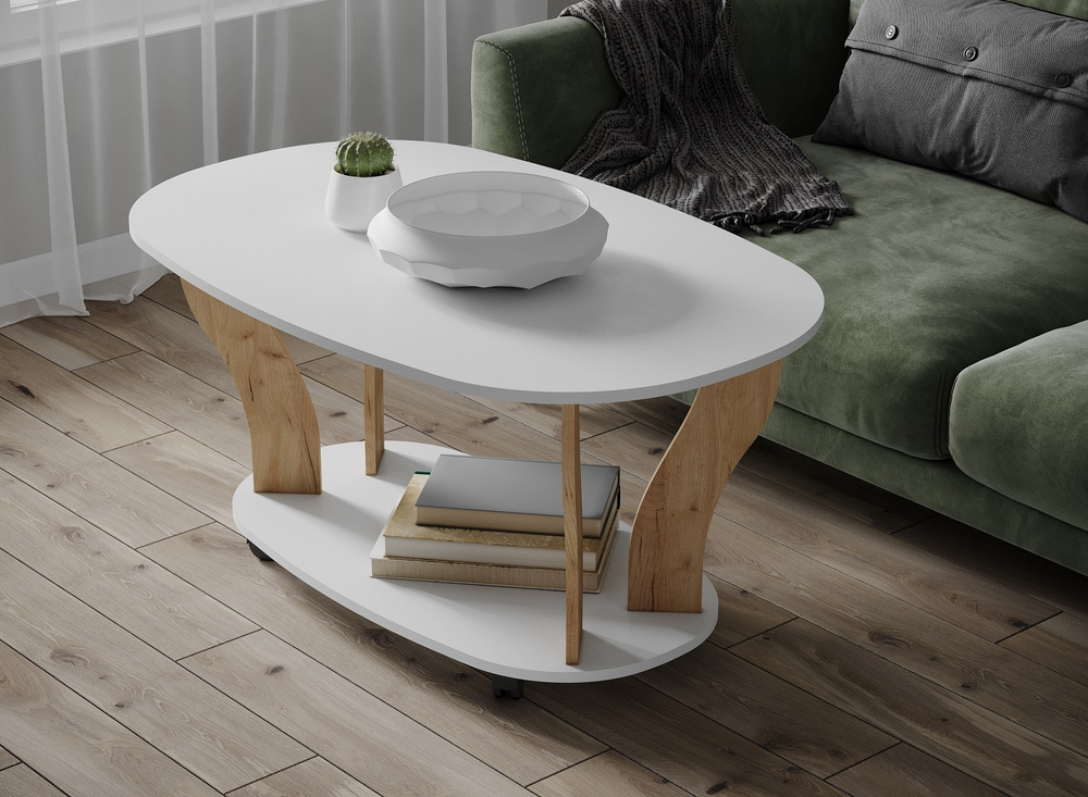 Столик журнальный Консул-3, дуб крафт