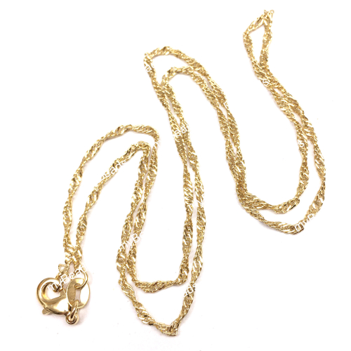 Цепочка - основа с лобстером 10х6 мм (2х1.5 мм звено), позолота