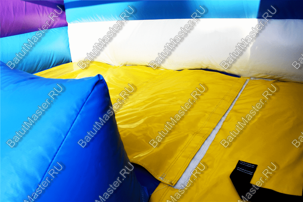 Коммерческий батут "Белый клык" с не механизированной головой, размер 6*6*4 м