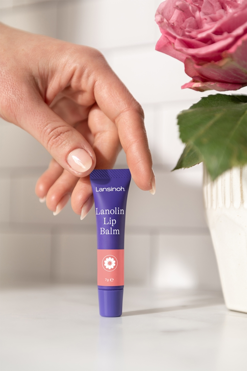 Lansinoh Lanolin Lip Balm - Бальзам для губ с ланолином, 7 g