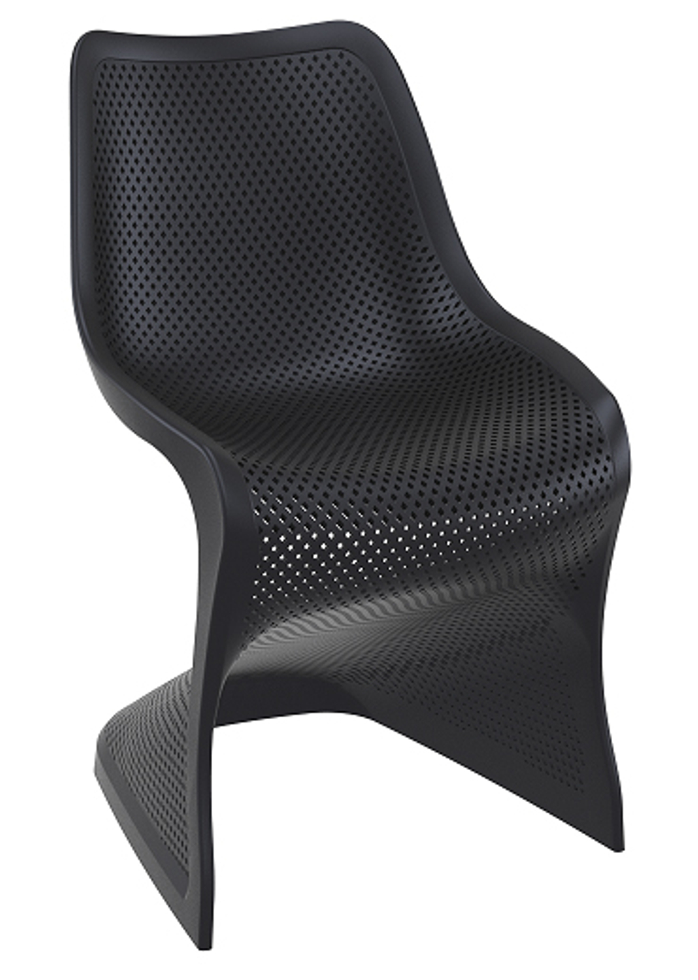 Стул пластиковый Siesta Contract Bloom, черный
