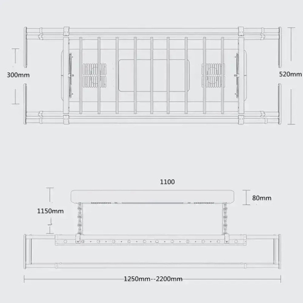 Электросушилка WULIAN Электрическая настенная сушилка