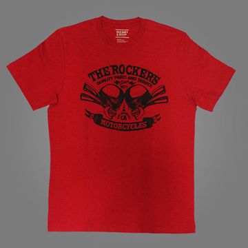 Футболка The Rockers Motorcycles ( черепа в шлемах )