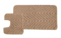 Vittorio (кофе) Набор ков. для ванной комнаты 60х100 и 50х50см