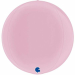Шар фольгированный Сфера 3D 38 см (Розовый)