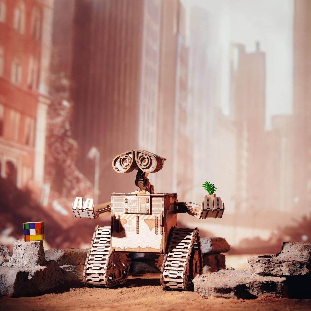 Деревянный конструктор Робот Drover (DROVO)