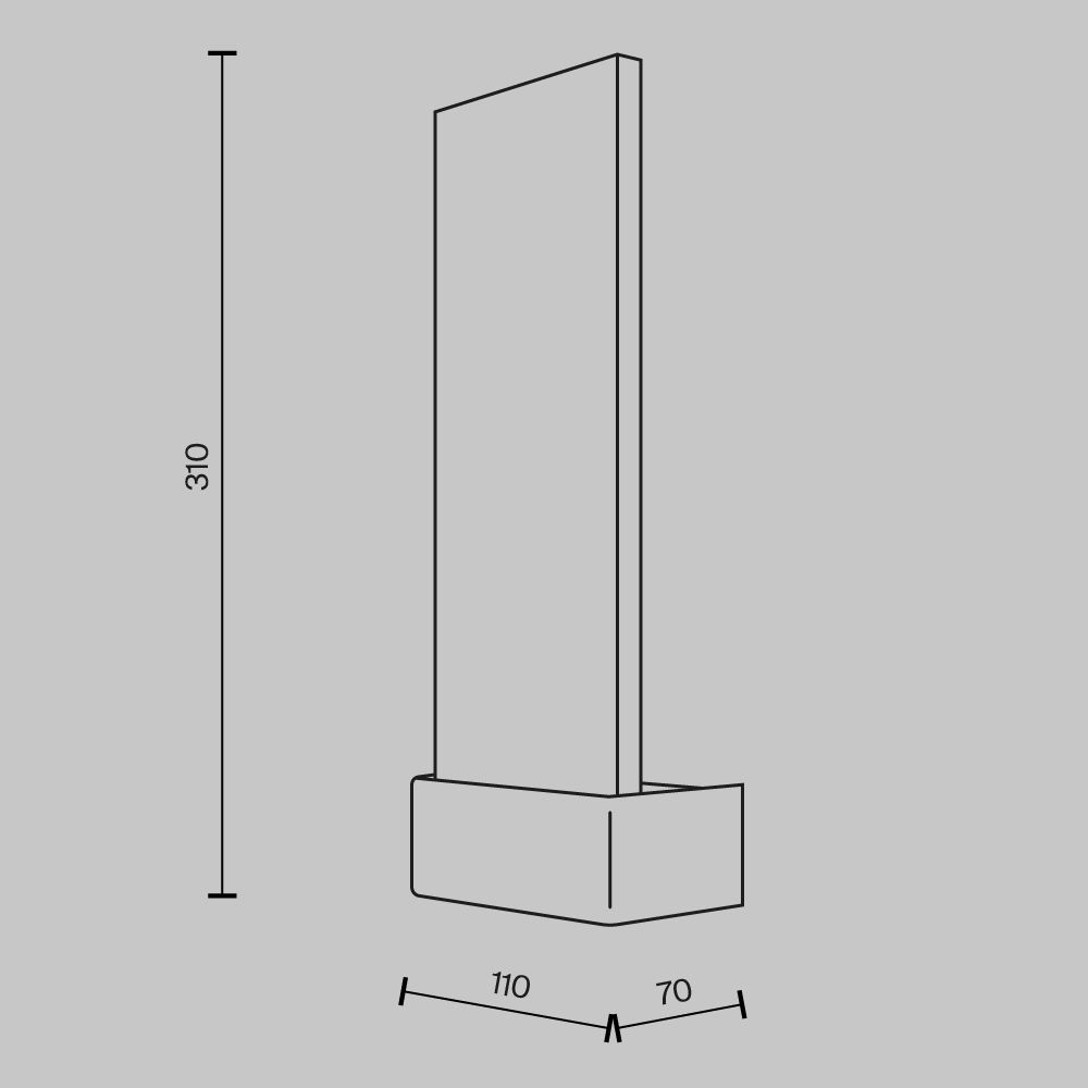 Светильник настенный светодиодный Maytoni   MOD318WL-L3CH3K