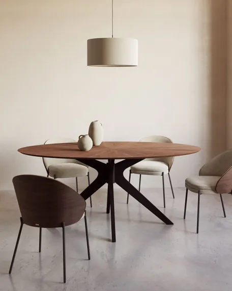 Стол Naanim овальный 180x110 см, орех