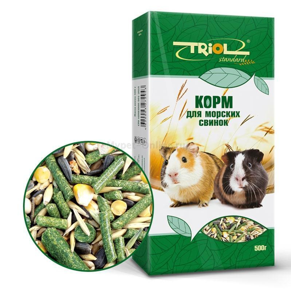 Корм для морских свинок, 500г, Тriol Standard