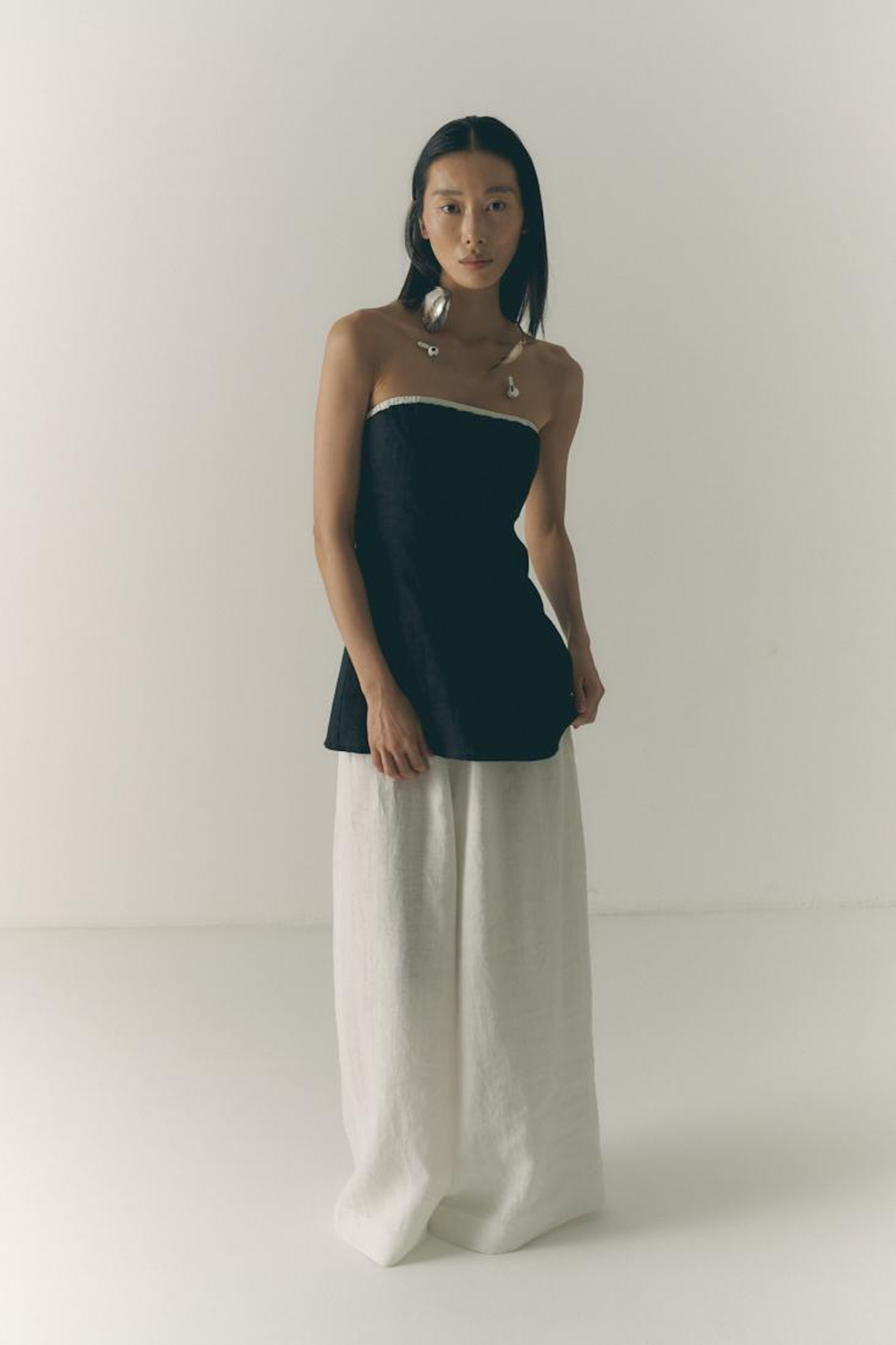 Топ Баска, черный