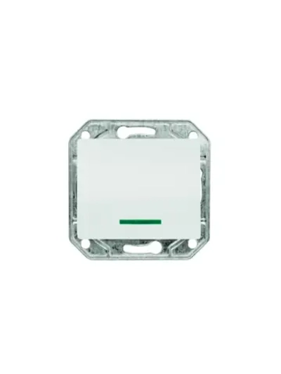 Выключатель ProfiTec Corsa с индикатором белый