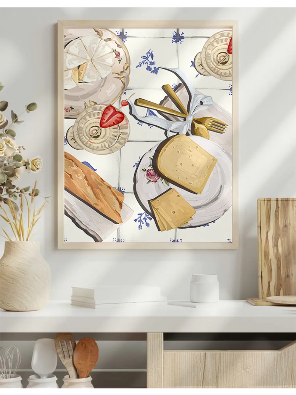 постер на кухню 50х70 см интерьерный