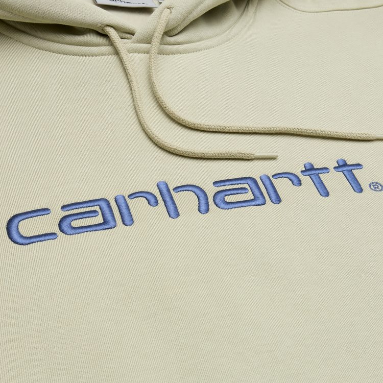 Толстовка мужская Carhartt WIP Hooded Sweatshirt  артикул:I030547_beryl_sorrent - купить в магазине Дайс