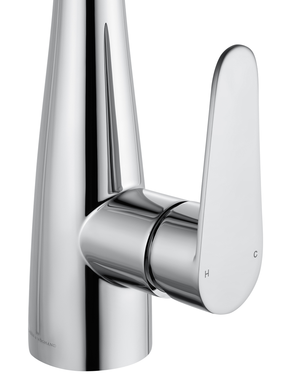 Смеситель для кухни с выдвижным изливом WONZON & WOGHAND, Хром (WW-121E201B-CR)