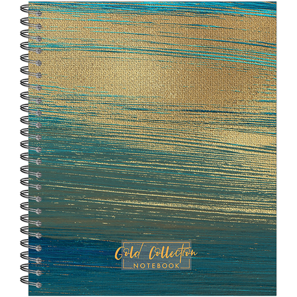 ТЕТРАДЬ ОБЩАЯ 96 ЛИСТОВ НА СПИРАЛИ “Gold Collection”