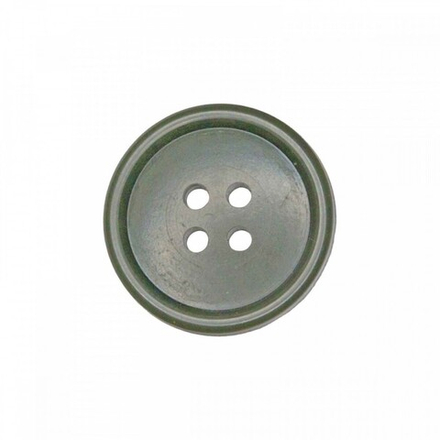 Пуговица пластиковая 17 мм 4 отверстия олива
