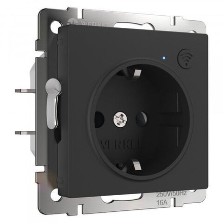 Умная розетка (черный матовый)