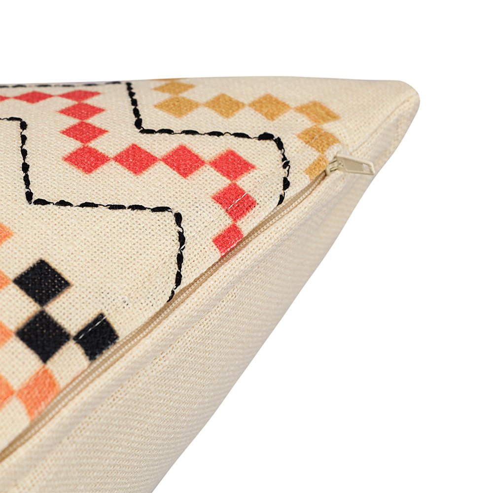 Подушка декоративная по мотивам башкирских орнаментов из коллекции cultural heritage, 45х45 см