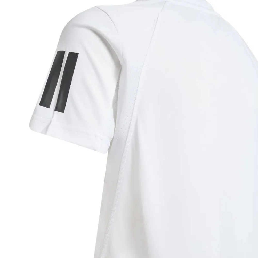 Детская теннисная футболка Adidas Club Tennis 3-Stripes - white