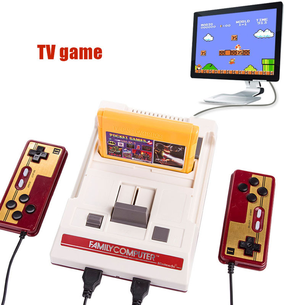 Игровая Приставка FC Compact Dendy 8 bit (150 ИГР+ картридж 100 игр)