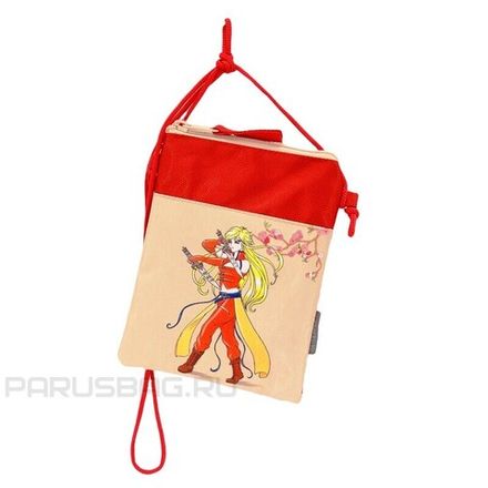 Кошелек на шнурке 190*140 Silwerhof Anime girl Silwerhof, ткань