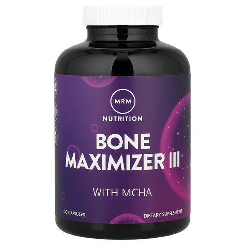 MRM Nutrition, Bone Maximizer III с микрокристаллическим гидроксиапатитом (MCHA), 150 капсул