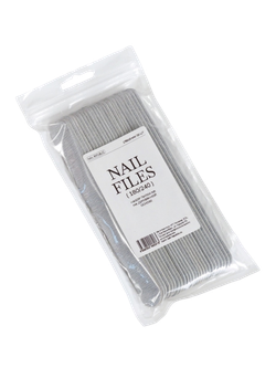 Пилка прямая 180/240 18 см Premium Nail Republic, 25 шт