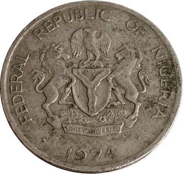 10 кобо 1974 Нигерия