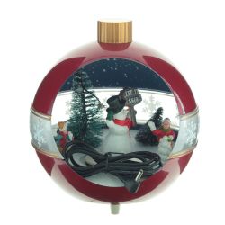 GAEM Фигурка декоративная "Рождество" (4 мелодии, подсвет, движ, 3xAA н/п, +USB), L17 W15 H1