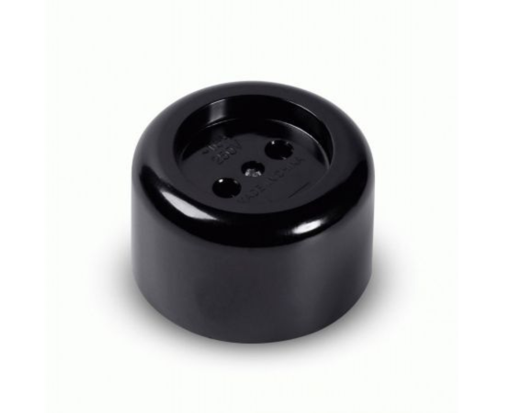 Розетка Smartbuy бакелитовая, 1 гнездо 10А/2,2кВт без заземления (SBE-10-1-00-BN)