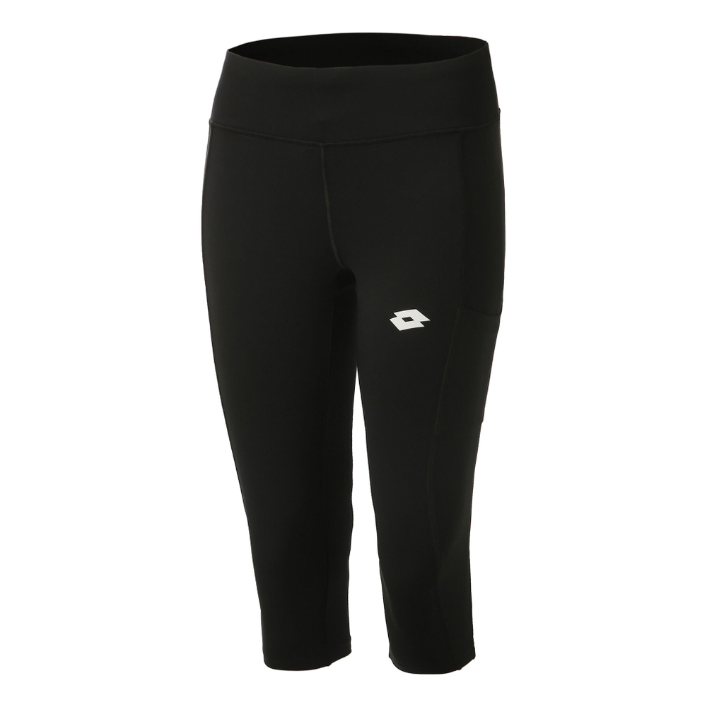 Женские теннисные брюки Lotto Squadra Mid PL Tight Women - Black, White