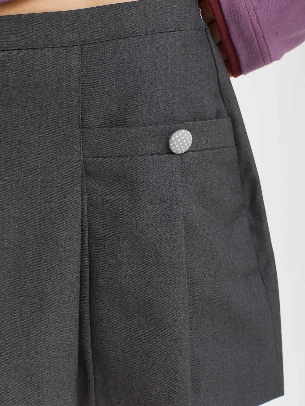 Юбка Pocket Pleats Charocal