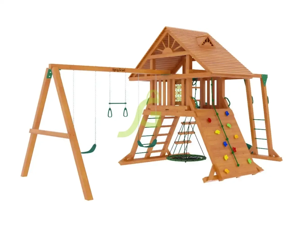 Детская площадка Крепость Фани с рукоходом (Дерево)