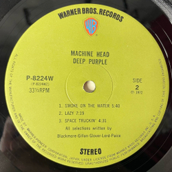 Винтажная виниловая пластинка LP Deep Purple Machine Head (Japan 1972) (No Obi) 1 Press Болотный Ворнер