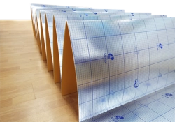 Подложка-Гармошка с пароизоляцией под ламинат 1050*500*3 мм