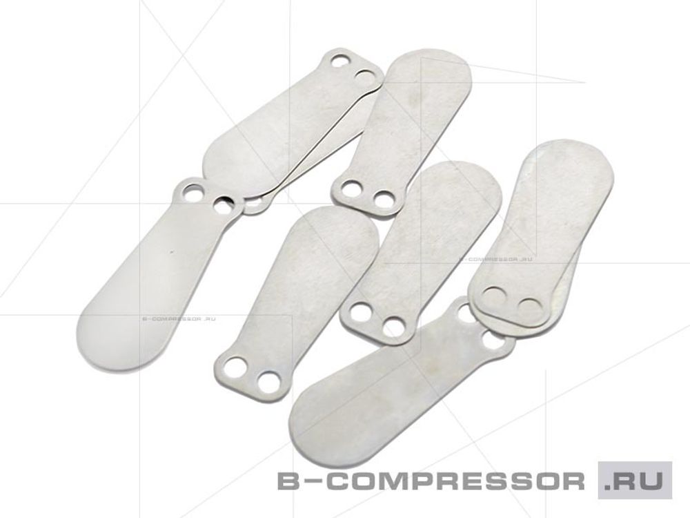 Пластины клапанные малые СБ4 LB50 и LB75 фото много пластин