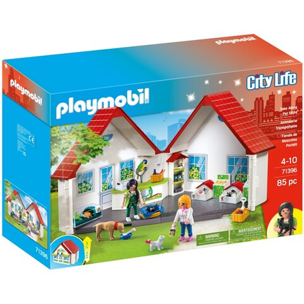 Playmobil - City Life Переносной зоомагазин 71396