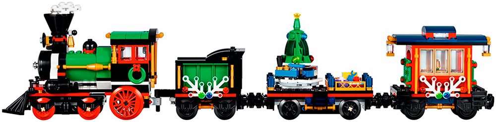 LEGO Creator Expert: Новогодний экспресс 10254 — Winter Holiday Train — Лего Креатор Творец Создатель Эксперт