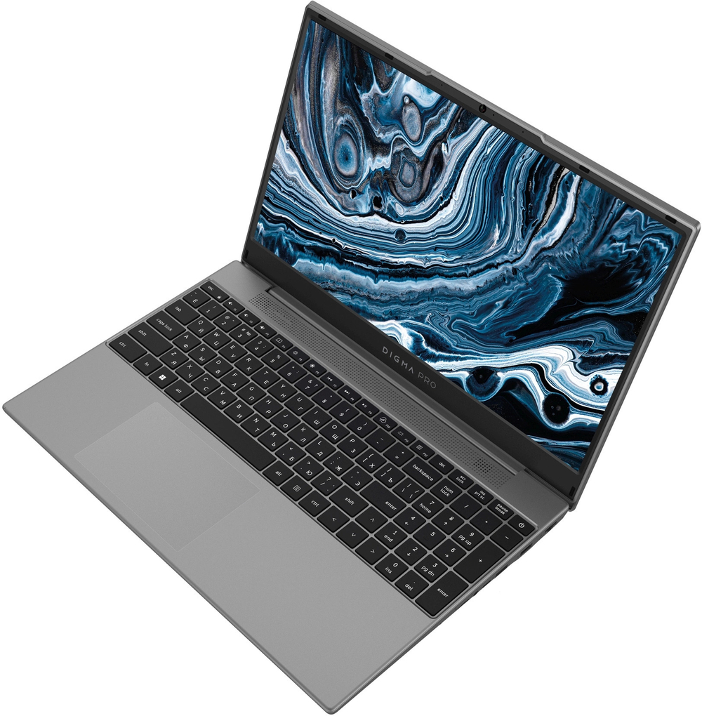 Ноутбук  Digma Pro Breve 15.6 ", Ryzen 7, 16 Гб RAM, 512 Гб SSD, Radeon RX Vega 8, Темно-серый