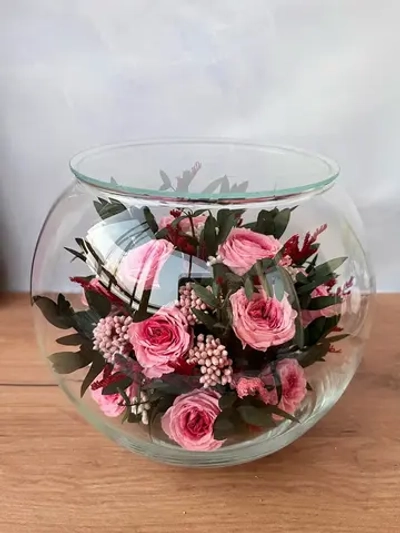 натуральные пионы в стекле, вакуум*