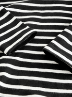 Лонгслив с воротником для девочки Next E13-658, Черный, Белый