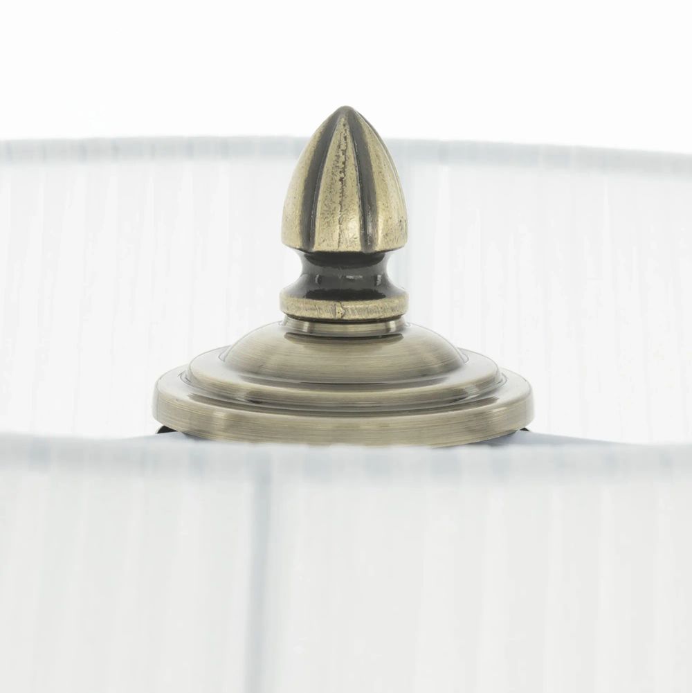 Citilux Вена CL402930 Торшер бронза с белым абажуром