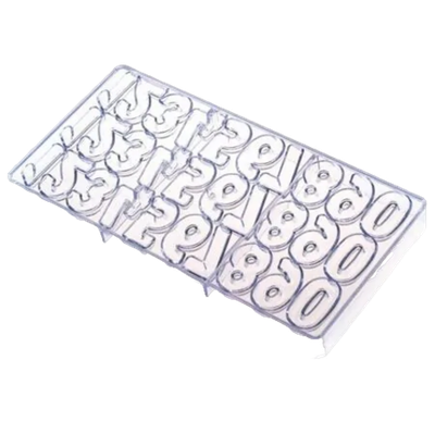 Форма для шоколада пластиковая Цифры