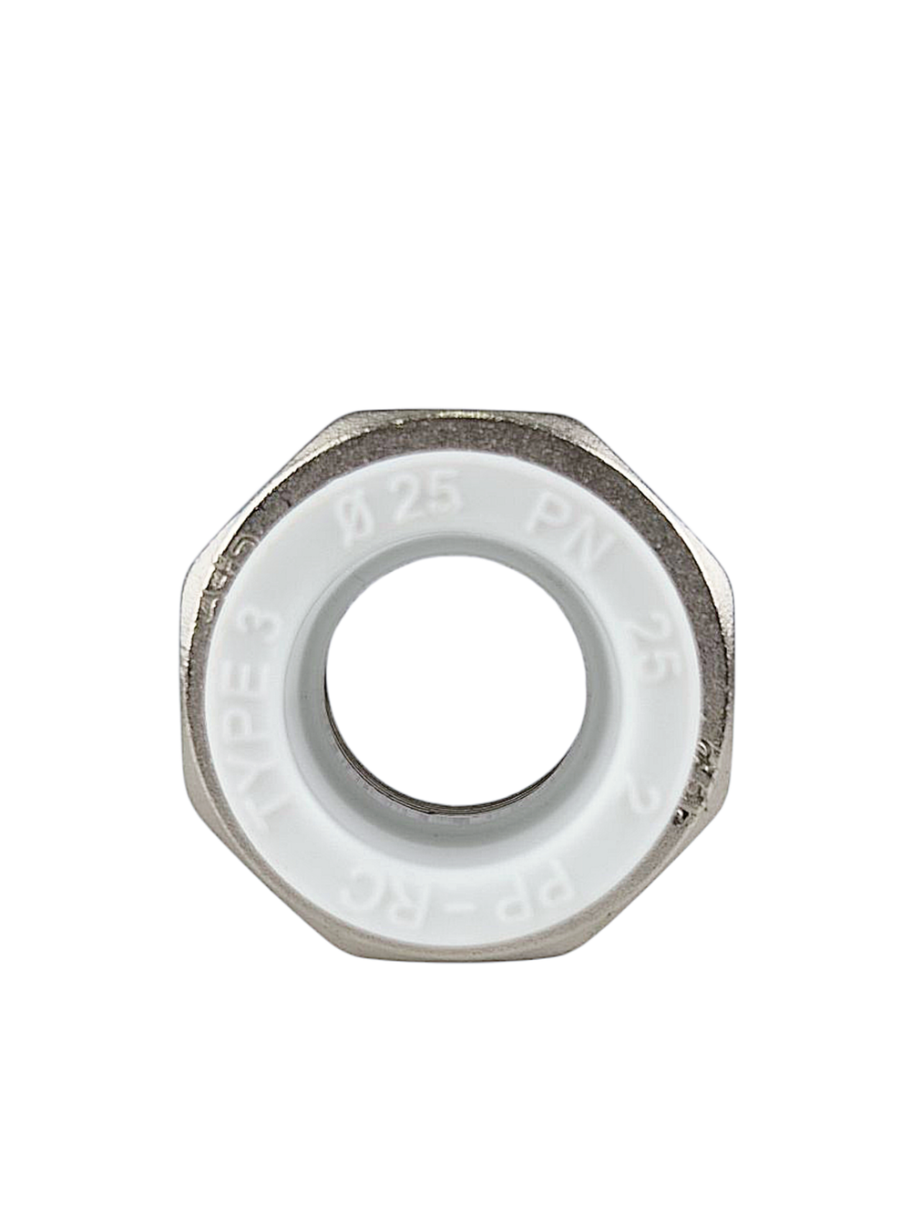 Муфта комбинированная разъемная (Американка) PPR внутренняя резьба 25х 3/4,  белый, RTP (140/10)