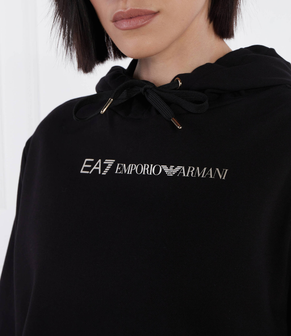 Худи EA7 - черный(3DTM03 TJSYZ)