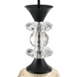 8056/1A SUSPENTIONI LN26 395 черный/амбер металл/стекло Подвесной светильник E27 1*60W 220V ELENIKA