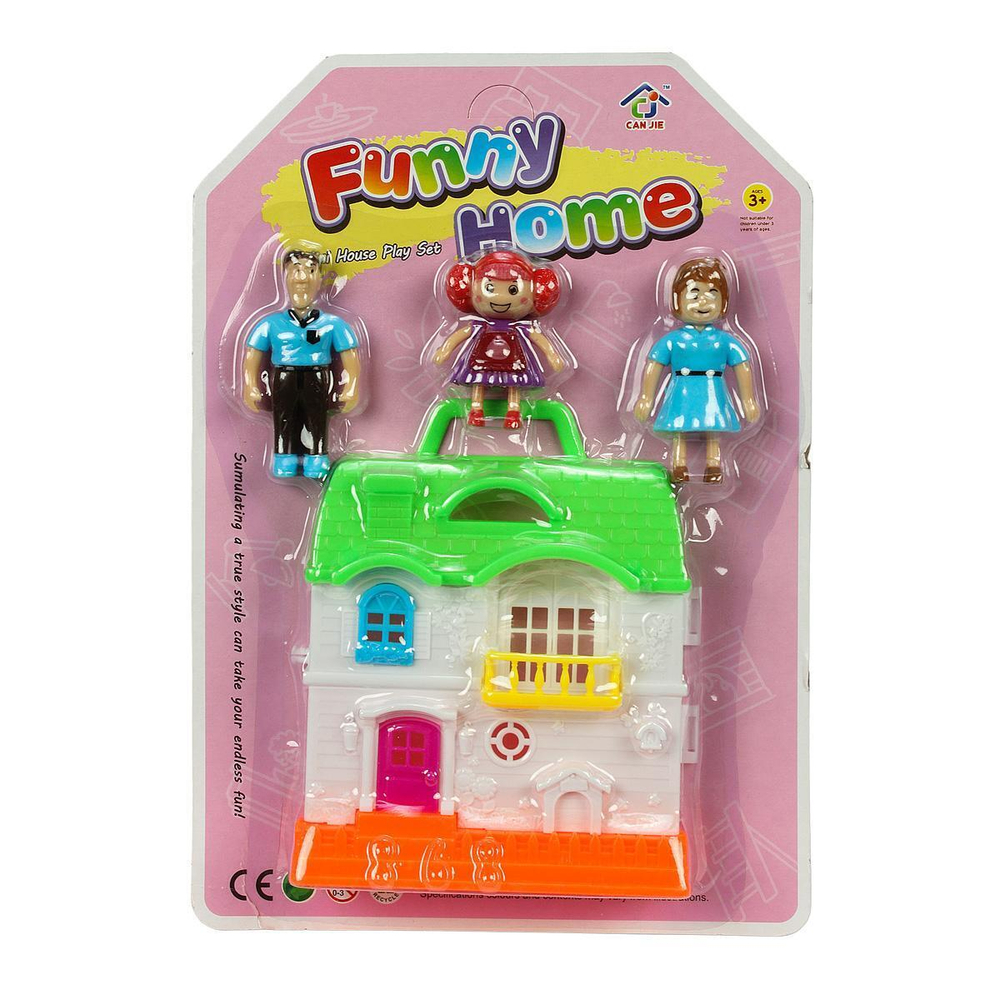 Дом для куклы с фигурками, блистер 19868