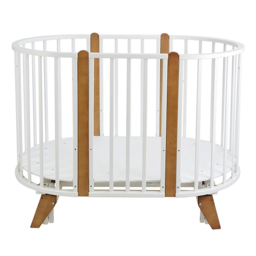 Кровать детская универ Pituso (Stella) с маятником белый+бук