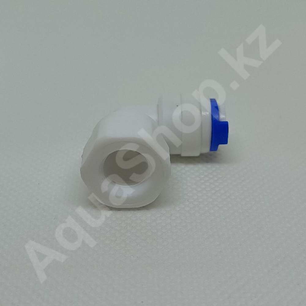 Фитинг QT-14B угловой 1/4"(f) x 3/8"(ВР)